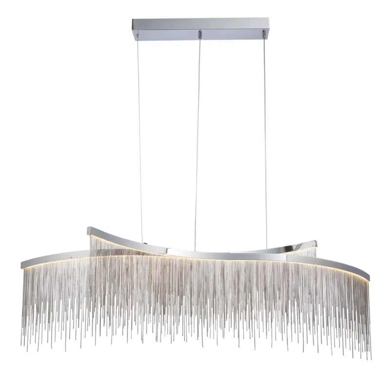 Bezpieczna płatność Lampa wisząca chromowana LED 118cm 97219 z serii Orphelia - Endon Lighting