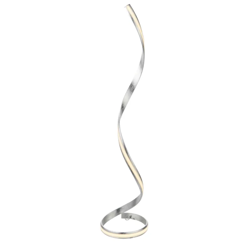 Tylko dziś Lampa podłogowa LED srebrna spiralna 121cm 95843 z serii Aria - Endon Lighting