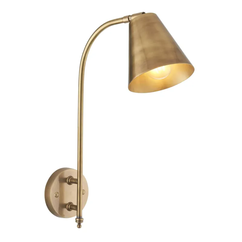 Kinkiet metalowy mosiężny 1-punktowy 93144 z serii Radha - Endon Lighting Dodaj do koszyka