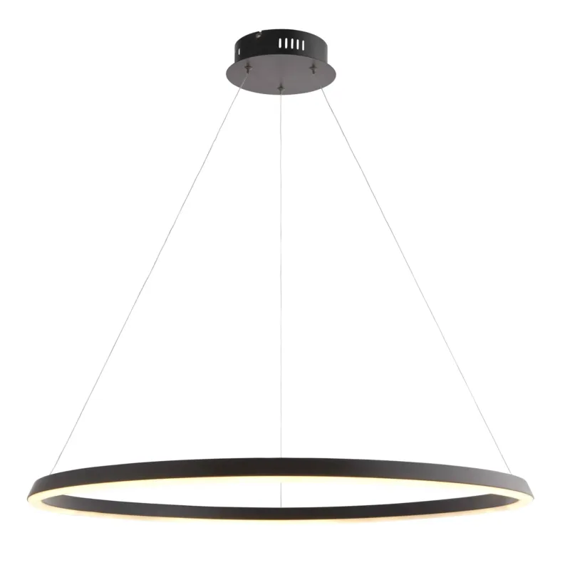 Taniej Lampa wisząca LED okrągła czarna 80cm 80628 z serii Staten - Endon Lighting