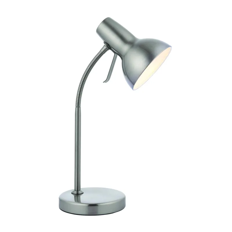 Cena promocyjna Lampa biurkowa metalowa srebrna regulowana 76645 z serii Amalfi - Endon Lighting