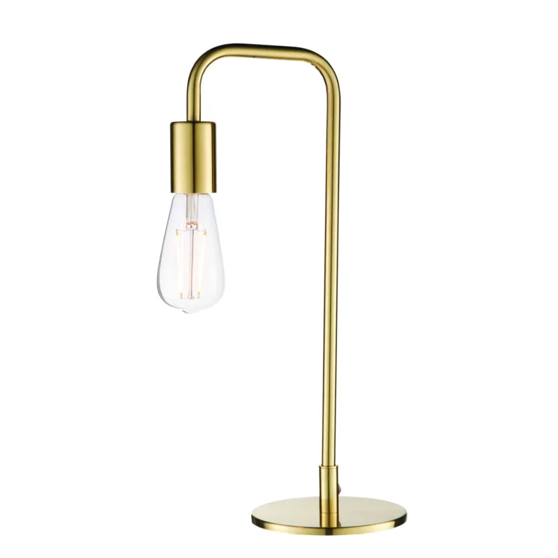 Lampa stołowa metalowa złota 45cm 77117 z serii RUBENS - Endon Lighting Oferta czasowa