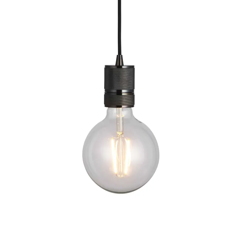 Lampa wisząca metalowa czarna 10cm 76586 z serii Urban - Endon Lighting Wyprzedaż