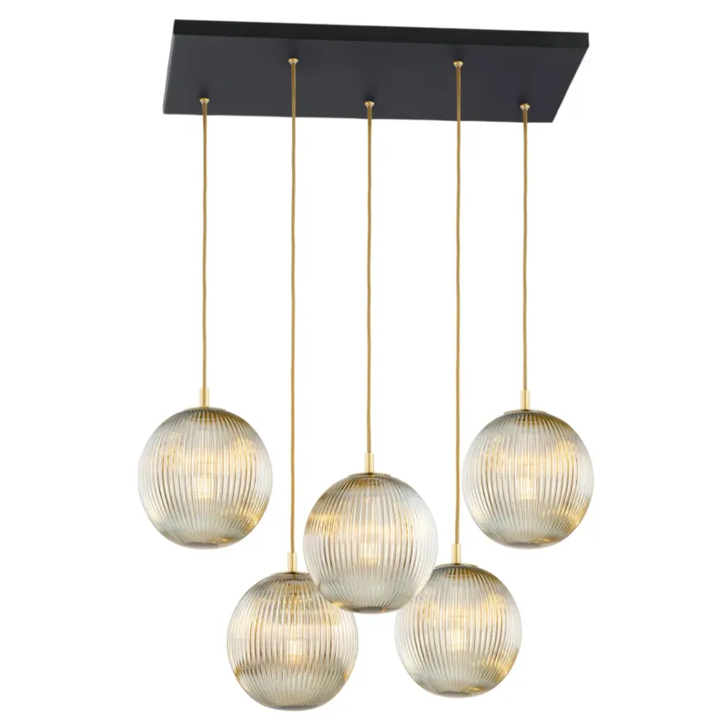 Lampa wisząca szklane kule ryflowane PALOMA 2189 lister - Argon Bestseller