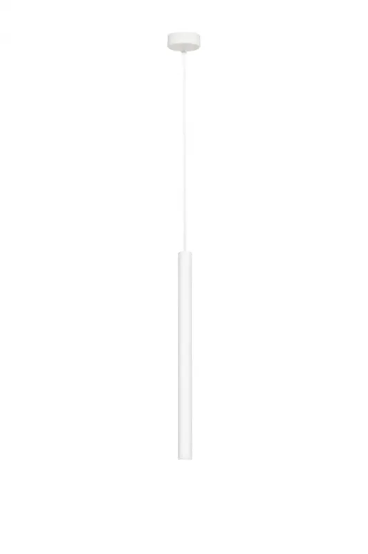Lampa wisząca minimalistyczna ROLL 1 11164101 biała tubka - Kaspa Obniżka ceny
