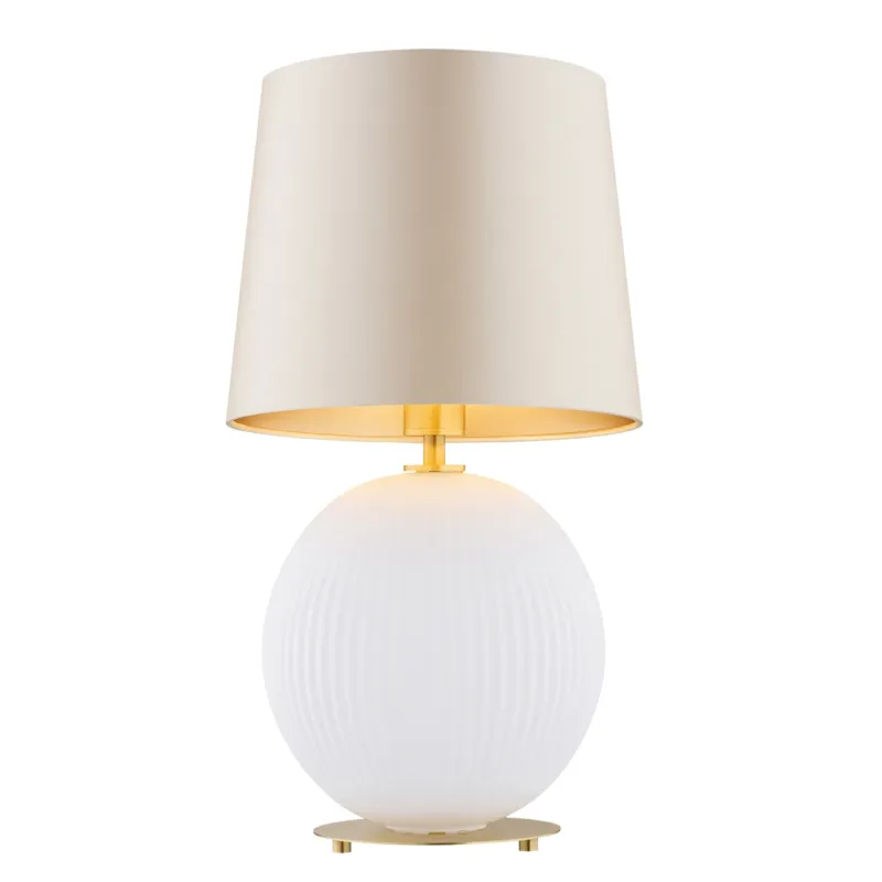 Nie przegap Lampa stołowa kula ze szkła HAMILTON 8544 - Argon