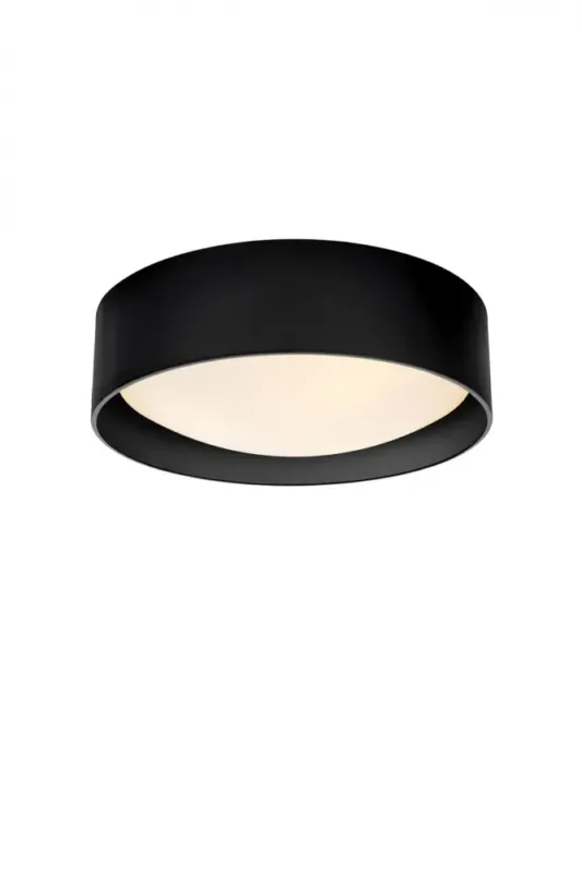 Łatwy zwrot Lampa sufitowa okrągła VERO L 30686302 czarna - Kaspa