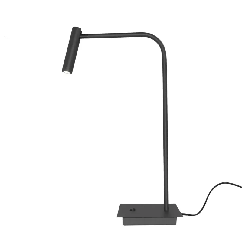 Oferta czasowa Azzardo Lampa stołowa metalowa czarna z regulowanym LED AZ6211 z serii FLER