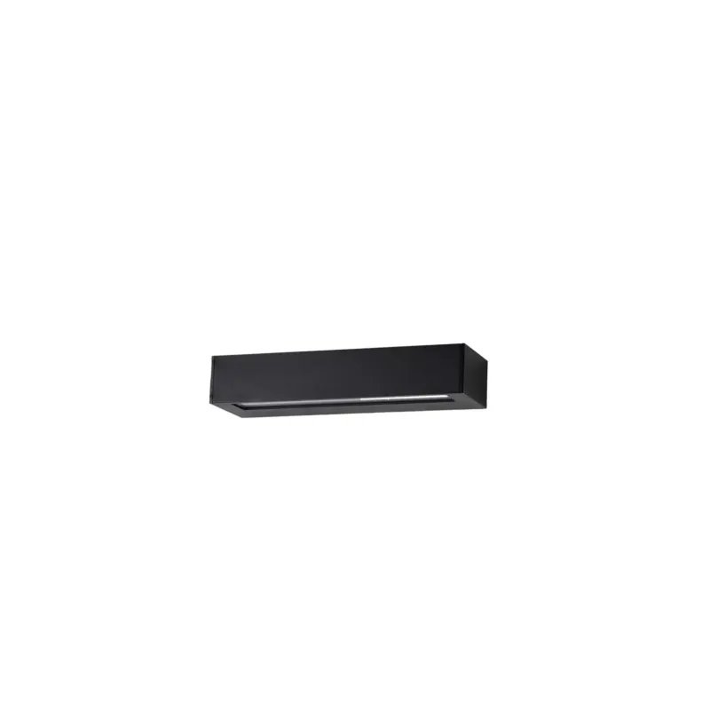 Azzardo Kinkiet zewnętrzny LED czarny metalowy 25cm AZ5851 z serii ROSVIK Taniej
