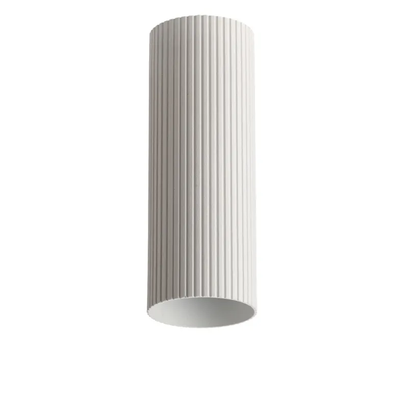 Azzardo Lampa wisząca biała ryflowana tuba 40cm AZ6143 z serii LUCAS RIBBED TUBE Wybór klientów