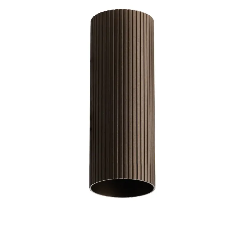 Azzardo Lampa wisząca tuba ryflowana brązowa 40cm AZ6145 z serii LUCAS RIBBED TUBE Rabat