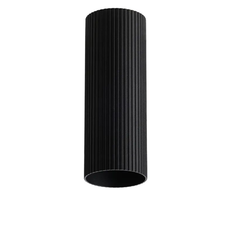 Azzardo Lampa wisząca tubowa czarna ryflowana AZ6142 z serii LUCAS RIBBED TUBE Ograniczona ilość