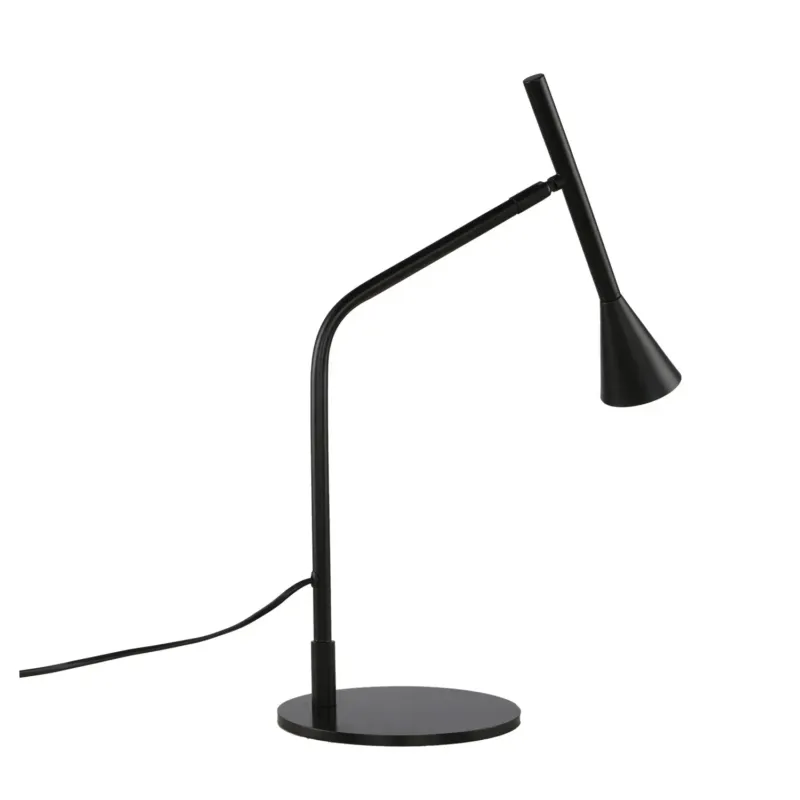 Azzardo Lampa stołowa metalowa czarna regulowana AZ5622 z serii CYGNUS Wybór klientów