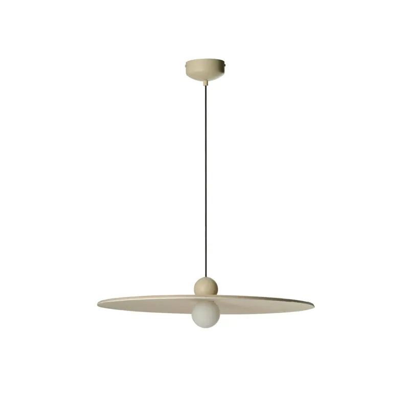 Wybór klientów Azzardo Lampa wisząca beżowa filcowa 60cm AZ5907 z serii FREYA