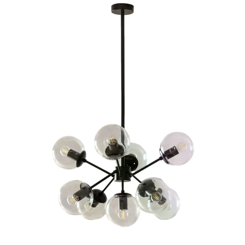 Tani Lampa Wisząca szklane Kule Abruzzo Siera ABR-LWS8-8XE27 - Abruzzo