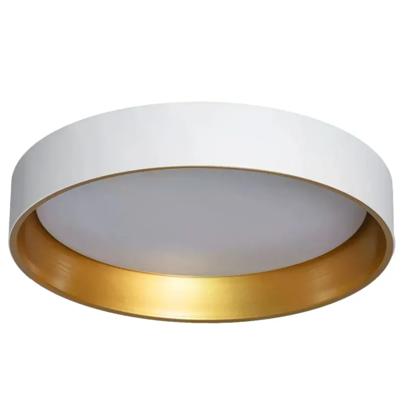 Ostatnia szansa Plafon LED 21W Okrągły Biało Złoty 45cm 3 Barwy Świecenia CCT Abruzzo Roma ABR-PLR-Z-20W-CCT - Abruzzo