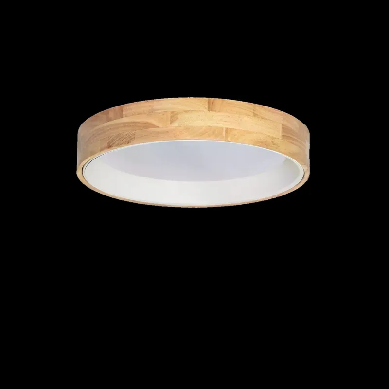 Ostatnia szansa Plafon LED 21W Okrągły 50 cm Naturalne Drewno 3 Barwy Świecenia Abruzzo Vero ABR-PLODV-B-20W-CCT - Abruzzo