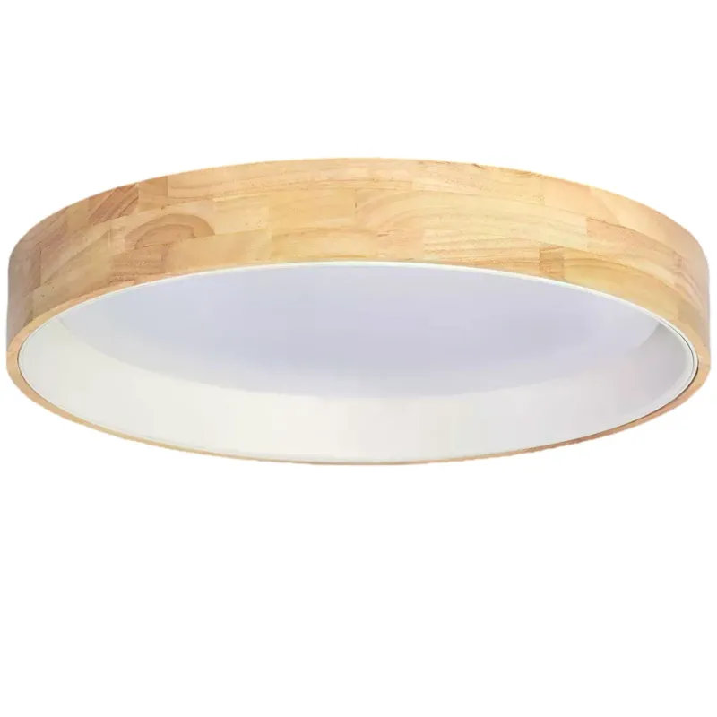 Plafon LED 31W Okrągły 60 cm Naturalne Drewno 3 Barwy Świecenia Abruzzo Vero ABR-PLODV-B-30W-CCT - Abruzzo Hit sprzedaży
