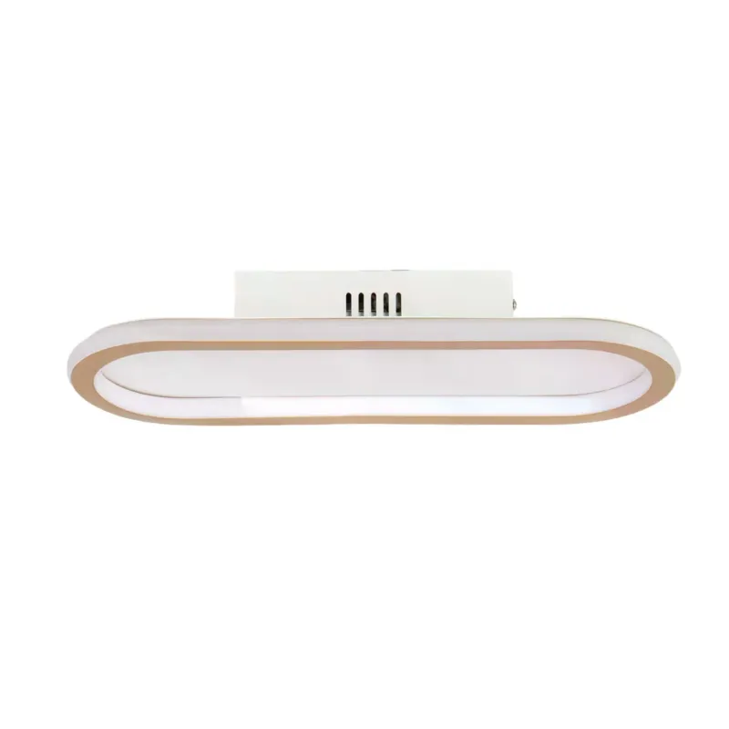 Plafon LED 25W Owalny Złoty Angelo 40cm ABR-PLKO-25W-40CM-CCT - Abruzzo Ostatnia szansa