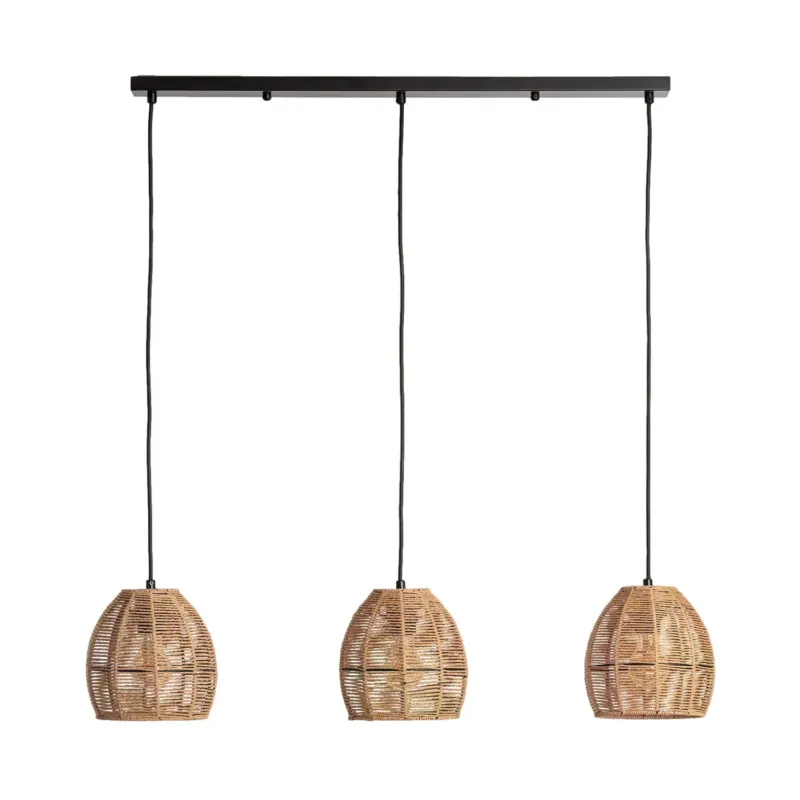 Kup teraz Lampa Wisząca Boho z Plecionego Papieru Francesca 3xE27 ABR-LW9-BH-E27 - Abruzzo