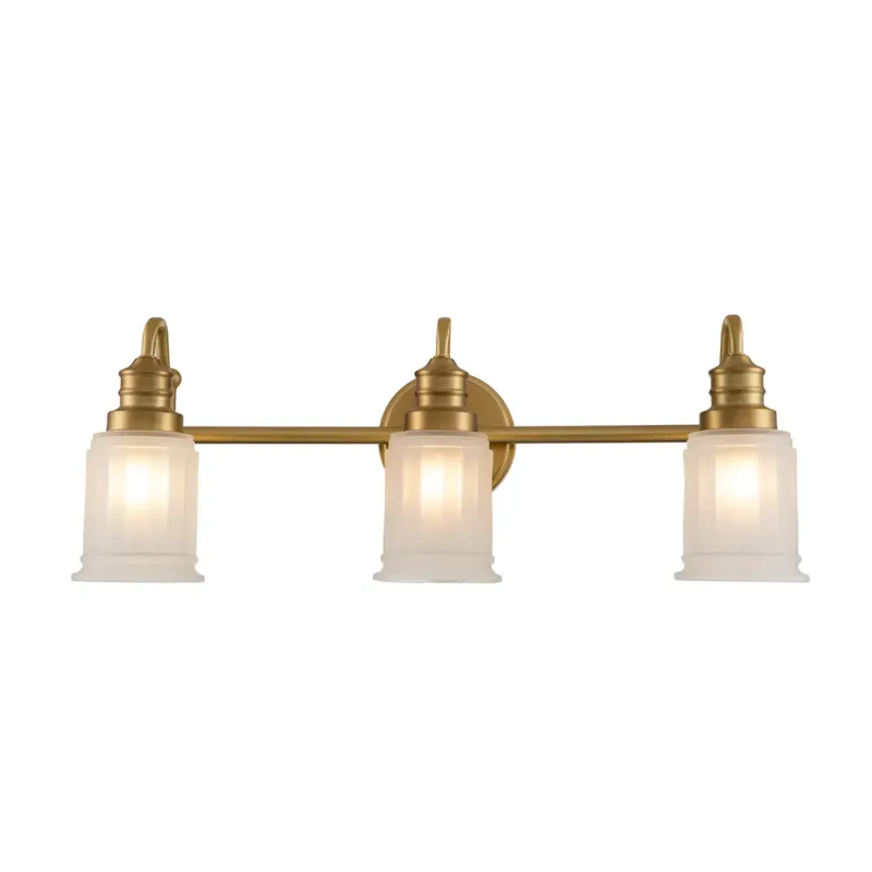 Kinkiet łazienkowy 3-punktowy mosiężny QZ-SWELL3-BB-BATH z serii Swell - Elstead Lighting Oferta limitowana