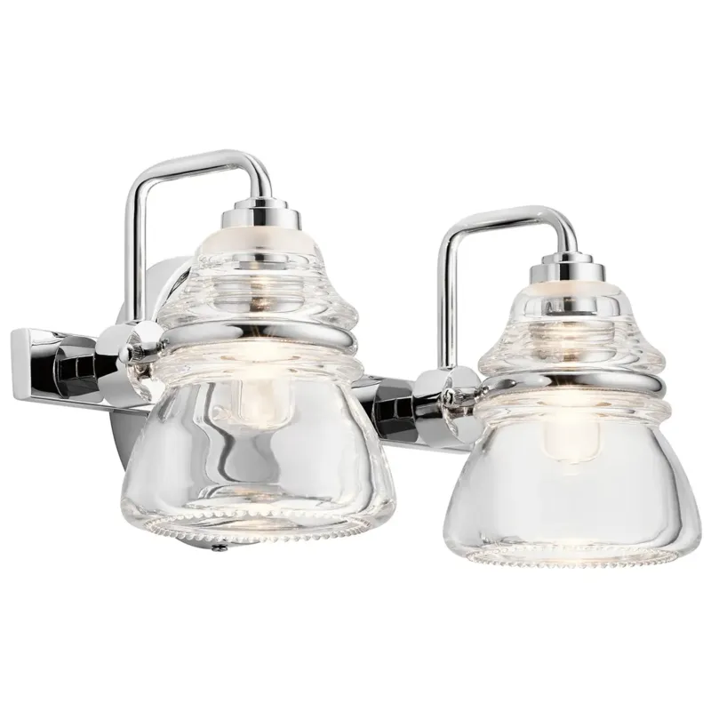 Najlepsza cena Kinkiet łazienkowy chromowany 2-punktowy KL-TALLAND2-PC-BATH z serii Talland - Elstead Lighting