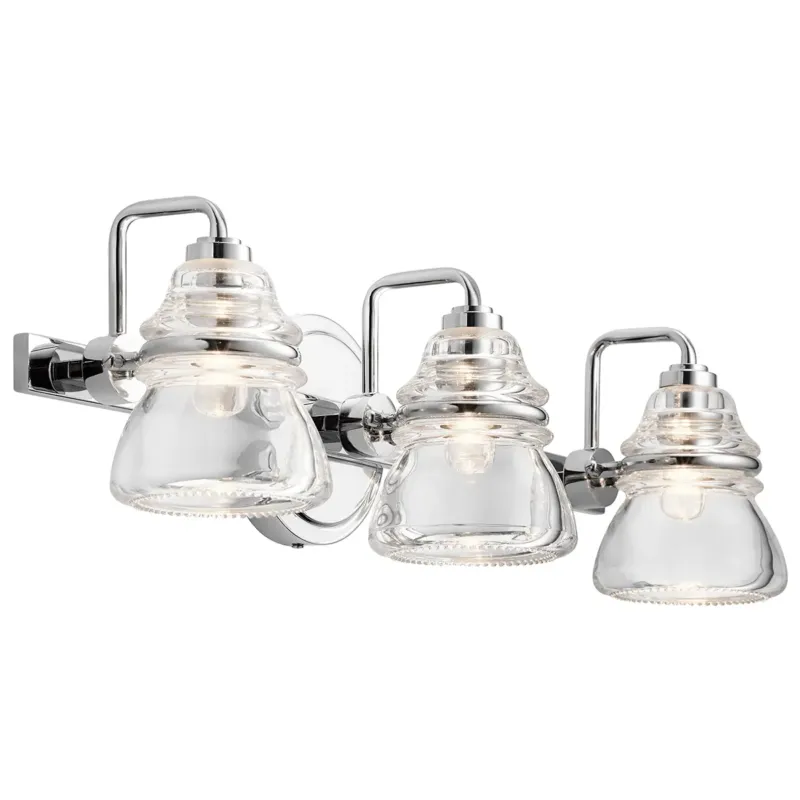 Szybka wysyłka Kinkiet łazienkowy chromowany 3-punktowy KL-TALLAND3-PC-BATH z serii TALLAND - Elstead Lighting
