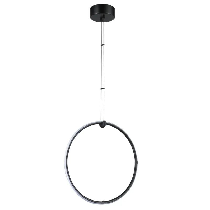 Lampa wisząca RING COCO 1 LED czarna 40 cm ST-10339P/1H - Step Into Design Tylko dziś