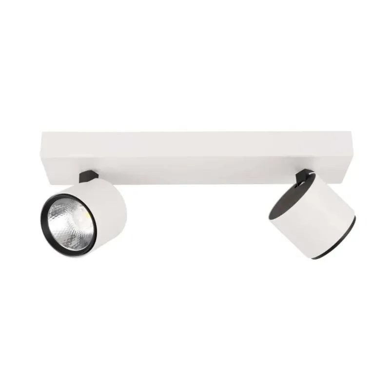 Szybka wysyłka Lampa sufitowa LED biała metalowa 2-punktowa SPL-2854-2B-WH z serii Boniva - Lampy Italux