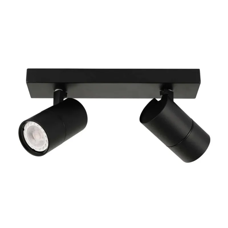 Reflektor sufitowy metalowy czarny 2-punktowy SPL-2813-2B-BL z serii LACONI - Lampy Italux Ekspresowa dostawa