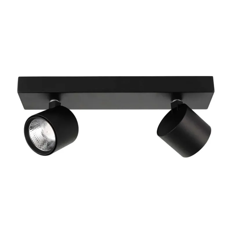 Reflektor sufitowy metalowy czarny 2-punktowy SPL-2854-2B-BL z serii Boniva - Lampy Italux Wyjątkowa oferta