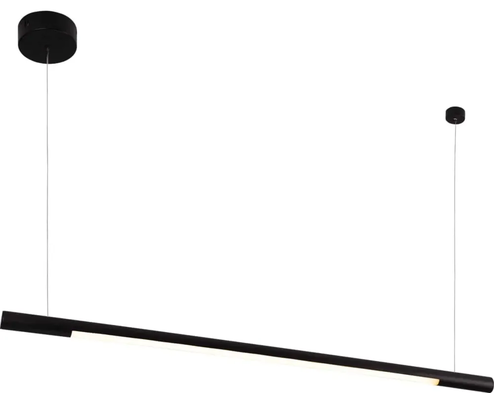 Hit sprzedaży Lampa wisząca biurowa ORGANIC HORIZON CZARNA P0354D - MaxLight