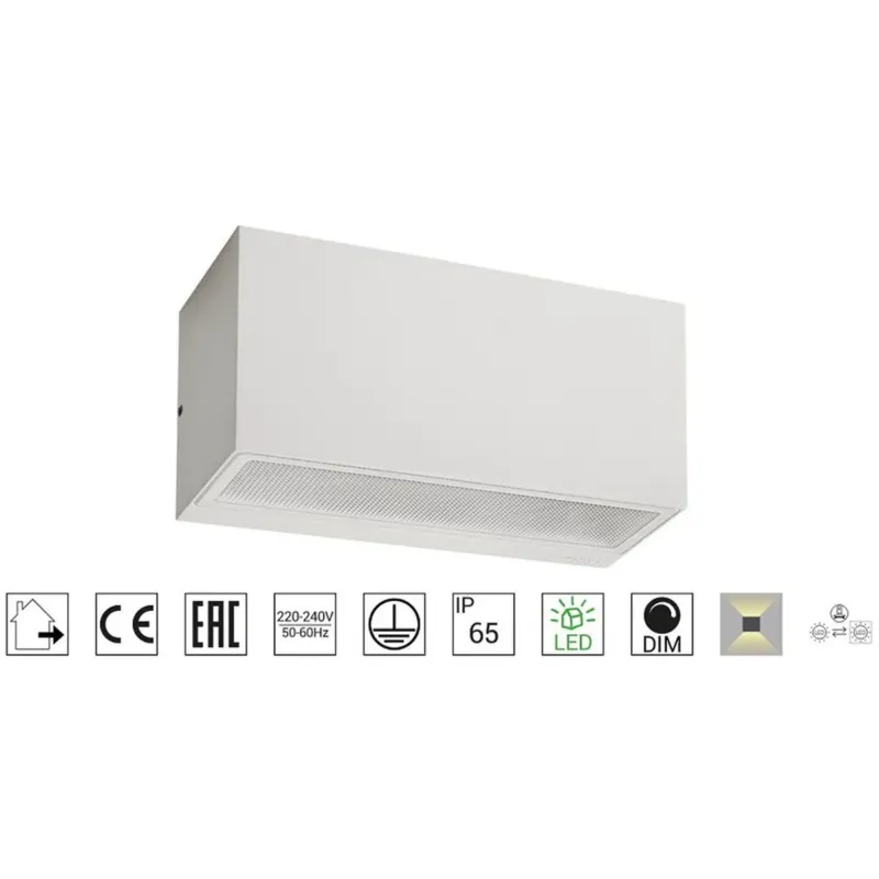 Kinkiet ASKER 1720 WHITE - Norlys Niska cena
