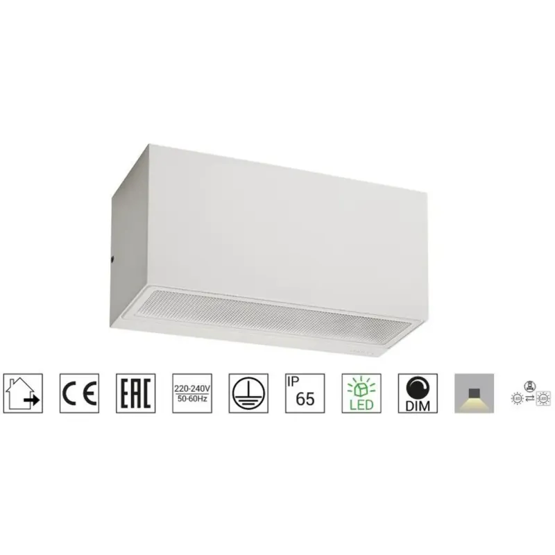 Kinkiet ASKER 1726 WHITE LED - Norlys Wyjątkowa oferta