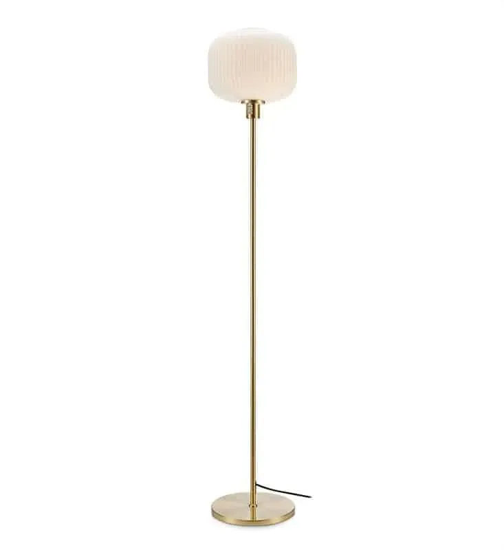 Lampa podłogowa SOBER Brushed Brass/White 108054 - Markslojd Kup online