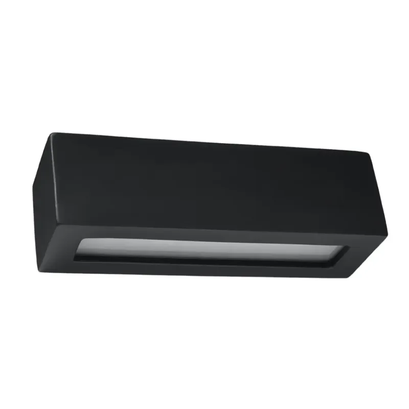 Kinkiet ceramiczny VEGA czarny SL.0878 - Sollux Popularny
