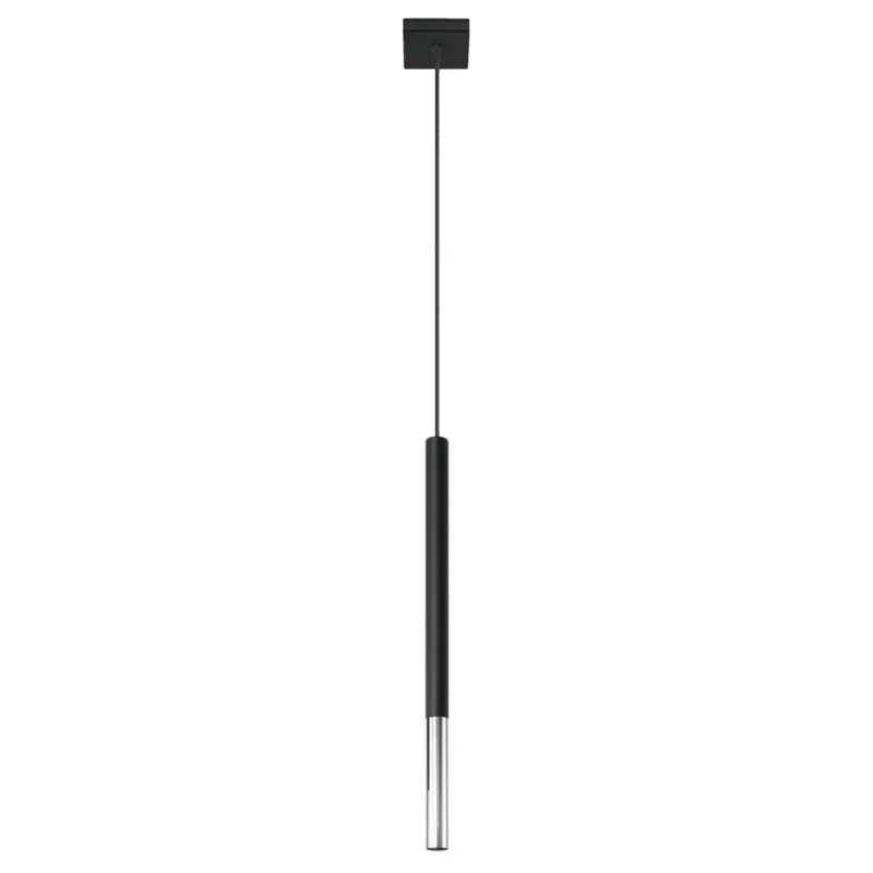 Lampa wisząca MOZAICA 1 czarny/chrom SL.0885 - Sollux Wybór klientów