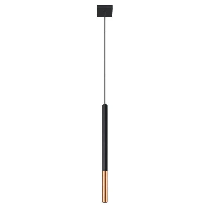 Rabat Lampa wisząca MOZAICA 1 czarny/miedź SL.0888 - Sollux
