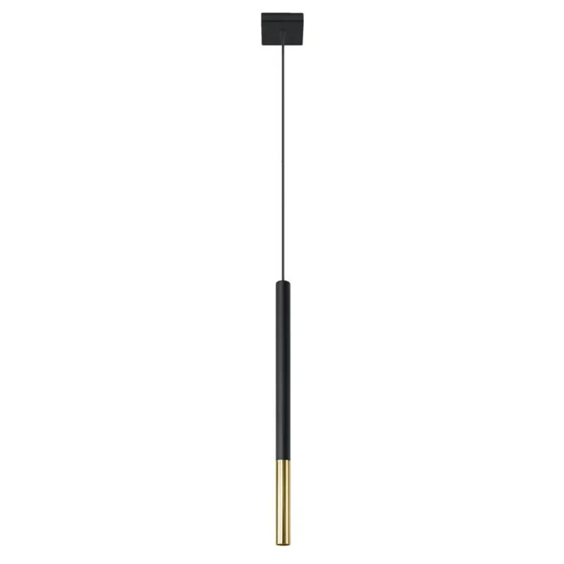 Wysoka jakość Lampa wisząca MOZAICA 1 czarny/złoto SL.0891 - Sollux