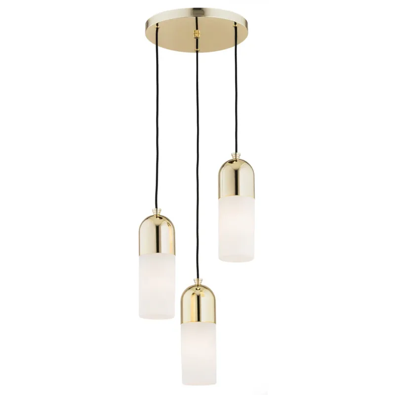 Lampa nad stół wisząca nowoczesna BURGOS 1466 złota designerska - Argon Bestseller