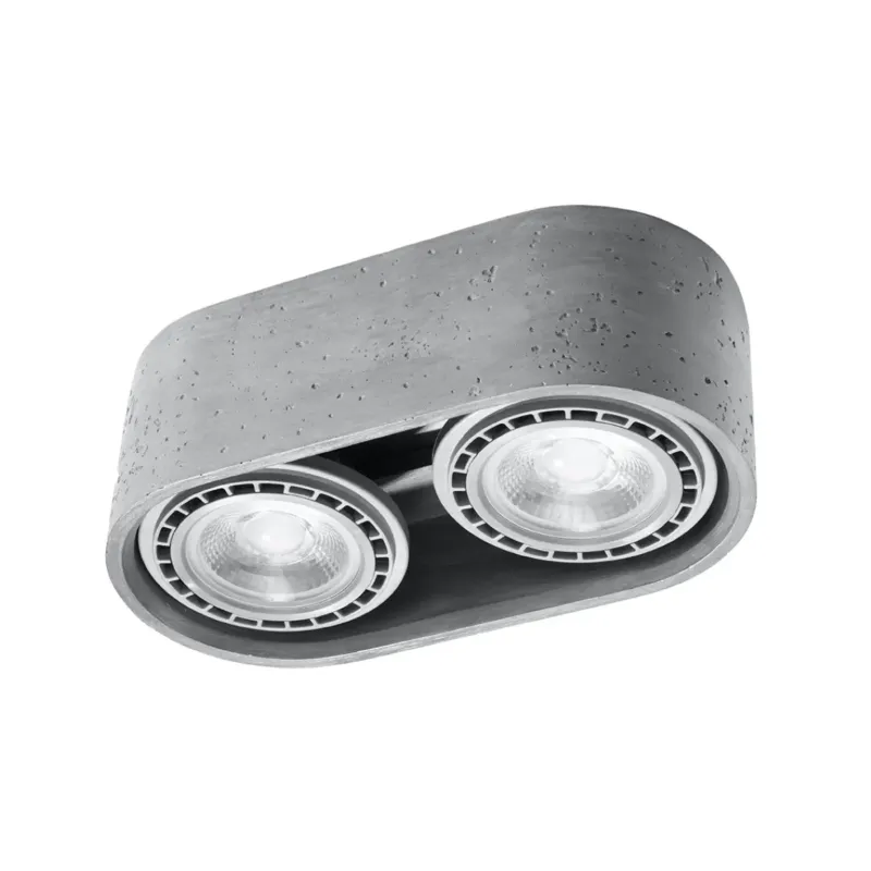 Plafon BASIC 2 beton SL.0882 - Sollux Super okazja