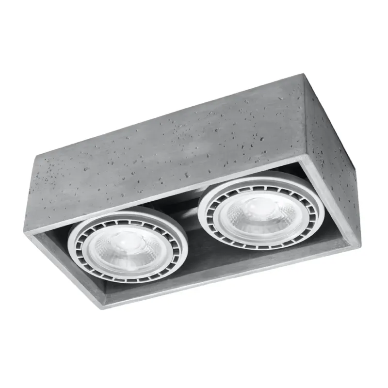 Plafon QUATRO 2 beton SL.0884 - Sollux Tylko do końca tygodnia