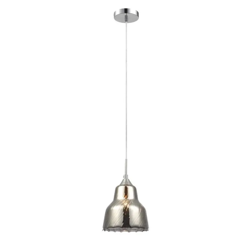 Cena promocyjna Lampa wisząca dymiona szklana chromowana MDM2387/1 SG z serii SLIZZA - Lampy Italux