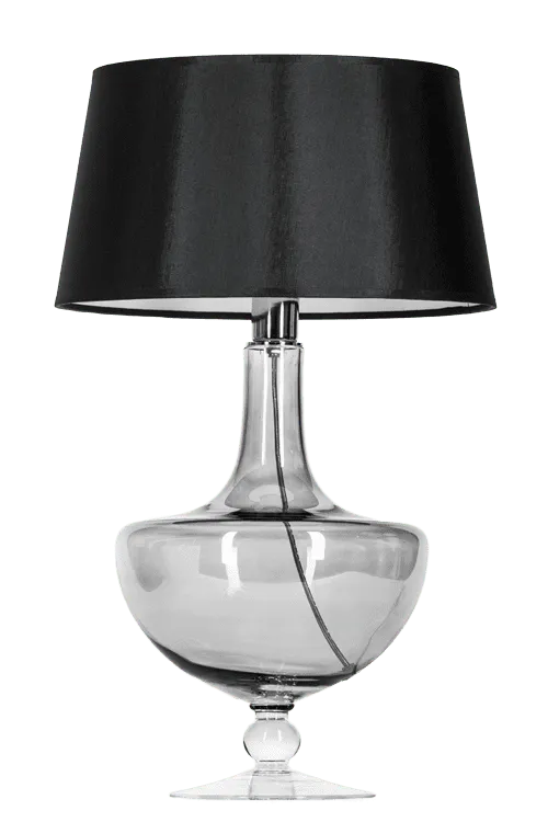 Ekspresowa dostawa Lampa stołowa do sypialni OXFORD TRANSPARENT BLACK L048311502 - 4concepts