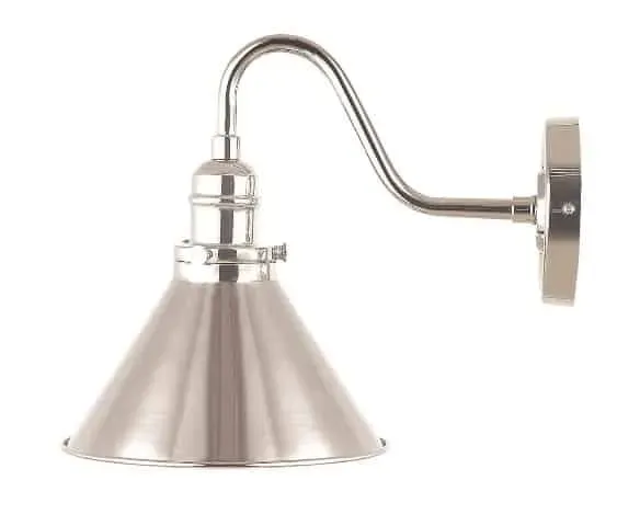 Okazja Kinkiet metalowy chromowany w stylu loft PV1 PN z serii PROVENCE - Elstead Lighting