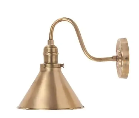 Kinkiet loftowy metalowy mosiężny PV1 AB z serii PROVENCE - Elstead Lighting Hit sprzedaży