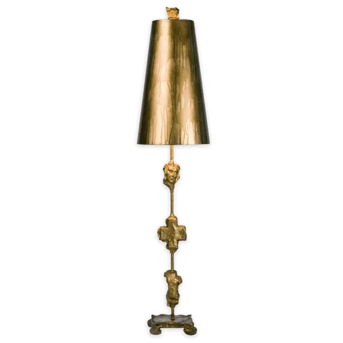 Dodaj do koszyka Lampa stołowa metalowa złota wysoka FB/FRAGMENT-TL-G z serii FRAGMENT - Elstead Lighting