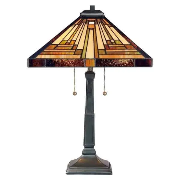 Lampa stołowa witrażowa 2-punktowa QZ/STEPHEN/TL z serii STEPHEN - Elstead Lighting Premium