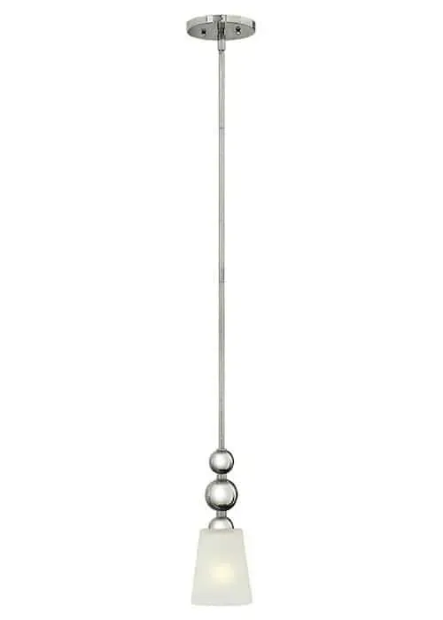 Hit sprzedaży Lampa wisząca chromowana szklana 1-punktowa HK/ZELDA/P/A PN z serii ZELDA - Elstead Lighting