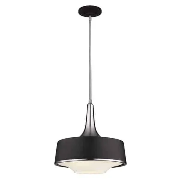 Wybór klientów Lampa wisząca czarno-srebrna metalowa 4-punktowa FE/HOLLOWAY/4P B z serii HOLLOWAY - Elstead Lighting
